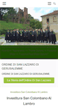 Mobile Screenshot of ordinedisanlazzaro.com