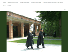 Tablet Screenshot of ordinedisanlazzaro.com